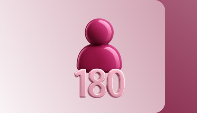 Player with the most 180s